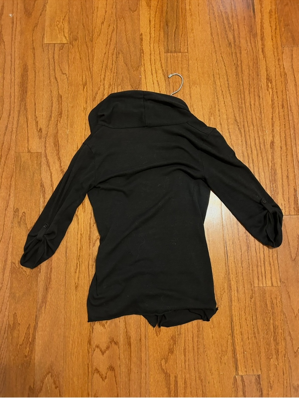 Molli & Mia Black Open Front Cardigan Lightweight Layering Sweater S - Picture 5 of 5